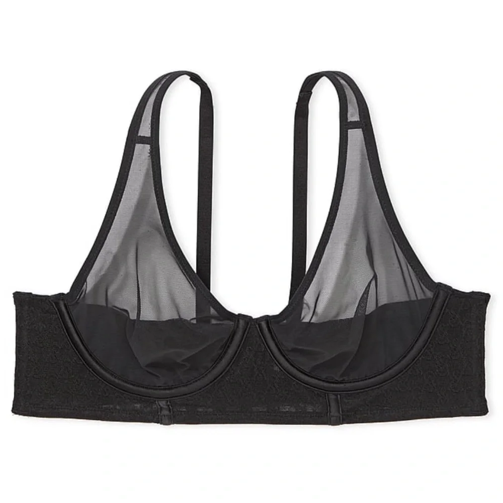 Victoria’s Secret very sexy Icon mesh longline plunge bra
